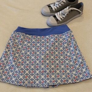 Girls Golf and Tennis Turtle Patterned Mini Skort